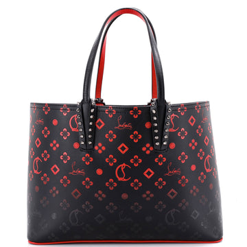 Christian Louboutin Cabata East West Tote Degrade Monogram Printed Leather Small