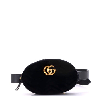 Gucci GG Marmont Belt Bag Matelasse Velvet