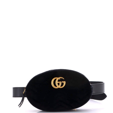 Gucci GG Marmont Belt Bag Matelasse Velvet