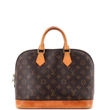 Louis Vuitton Vintage Alma Handbag Monogram Canvas PM