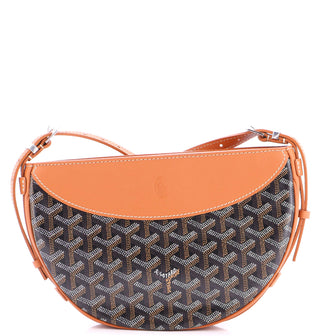 Goyard Hirondelle Shoulder Bag Coated Canvas and Leather