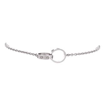Cartier Love Interlocking Bracelet 18K White Gold