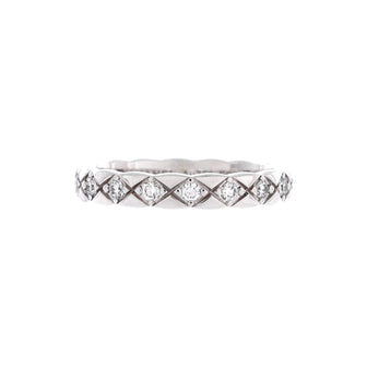 Chanel Coco Crush Ring 18K White Gold and Diamonds Mini