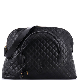 Saint Laurent ES Giant Travel Bag Quilted Leather