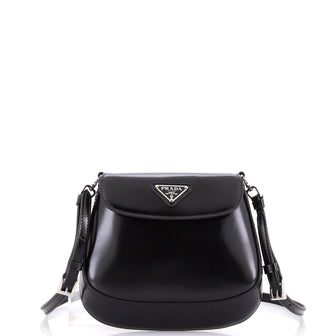 Prada Cleo Flap Shoulder Bag Spazzolato Leather Mini