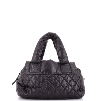 Chanel Coco Cocoon Bowling Bag Quilted Nylon Small