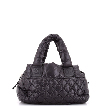 Chanel Coco Cocoon Bowling Bag Quilted Nylon Small