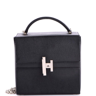 Hermes Cinhetic Top Handle Bag Chevre Mysore