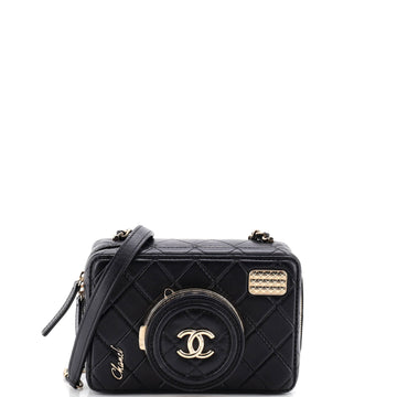 Chanel Coco Click Camera Bag Quilted Lambskin