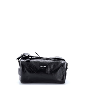 Prada Convertible Top Zip Shoulder Bag Nappa Leather Small