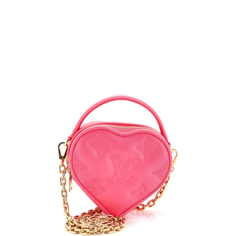 Louis Vuitton Pop My Heart Pouch Bag Bubblegram Leather