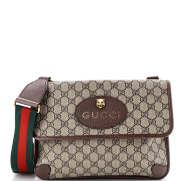 Gucci Neo Vintage Flap Messenger GG Coated Canvas Medium