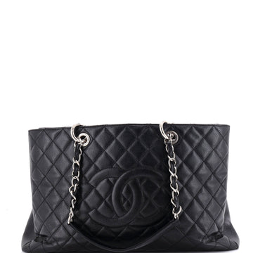 Chanel Grand Shopping Tote Quilted Caviar XXL