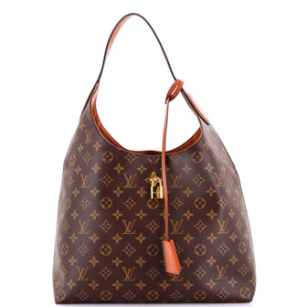Louis Vuitton Flower Hobo Monogram Canvas with Leather