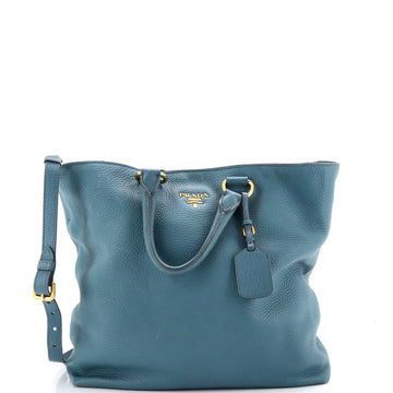 Prada Convertible Shopper Tote Vitello Daino Large