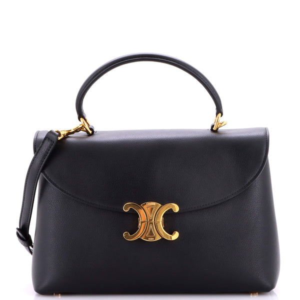 Celine Nino Top Handle Bag Leather Medium 427976