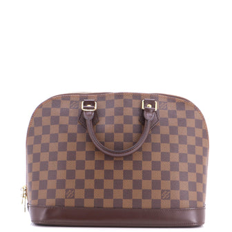Louis Vuitton Vintage Alma Handbag Damier PM