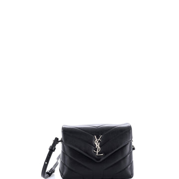 Saint Laurent Loulou Shoulder Bag Matelasse Chevron Leather Toy