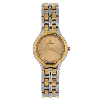 Omega De Ville Symbol Quartz Watch Stainless Steel and Yellow Gold 24
