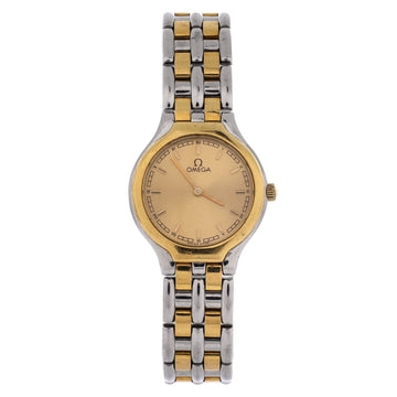Omega De Ville Symbol Quartz Watch Stainless Steel and Yellow Gold 24
