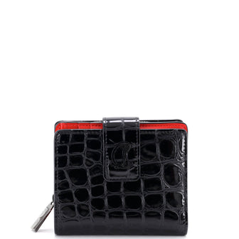 Christian Louboutin Loubi54 Wallet Embossed Leather