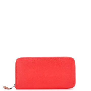 Hermes Azap Zip Around Wallet Silk'in Epsom Long