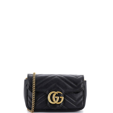 Gucci GG Marmont Flap Bag Matelasse Leather Super Mini