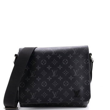 Louis Vuitton District Messenger Bag Monogram Eclipse Canvas PM
