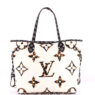 Louis Vuitton Neverfull NM Tote Limited Edition Jungle Monogram Giant MM