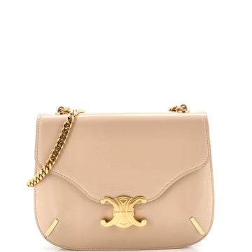 Celine Besace Triomphe Shoulder Bag Smooth Calfskin Small
