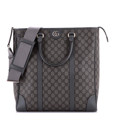 Gucci Ophidia Convertible Open Tote GG Coated Canvas Tall