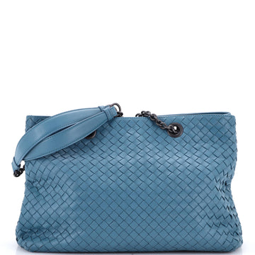 Bottega Veneta Double Chain Tote Intrecciato Nappa Medium