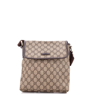 Gucci Flap Messenger GG Coated Canvas Small
