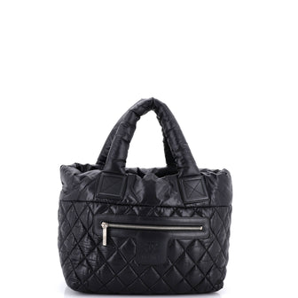 Chanel Coco Cocoon Reversible Tote Quilted Nylon Small