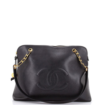 Chanel Vintage Timeless Zip Tote Caviar Large