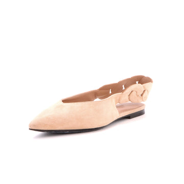 Hermes Women's Gina Slingback Flats Suede