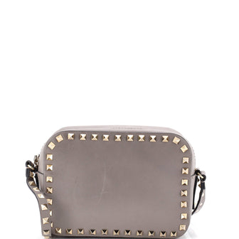 Valentino Garavani Rockstud Camera Crossbody Bag Leather