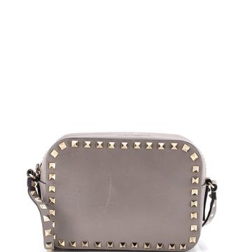 Valentino Garavani Rockstud Camera Crossbody Bag Leather