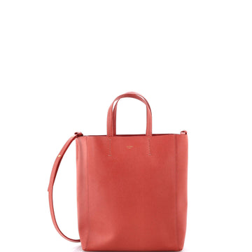 Celine Vertical Cabas Tote Grained Calfskin Small