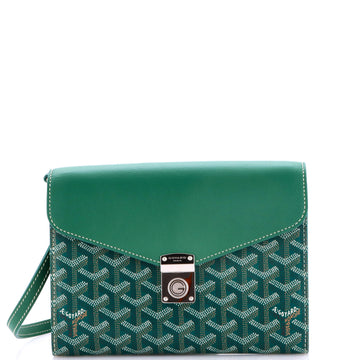 Goyard Chypre Wallet on Strap Coated Canvas with Leather