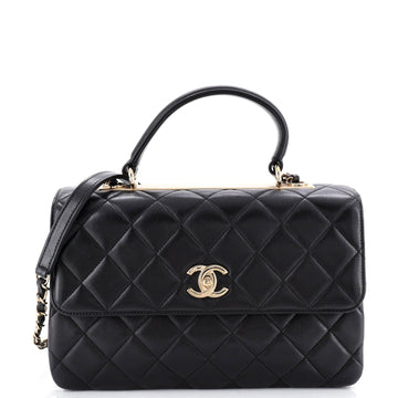 Chanel Trendy CC Top Handle Bag Quilted Lambskin Medium