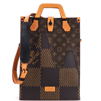 Louis Vuitton Nigo Tote Limited Edition Giant Damier and Monogram Canvas Mini