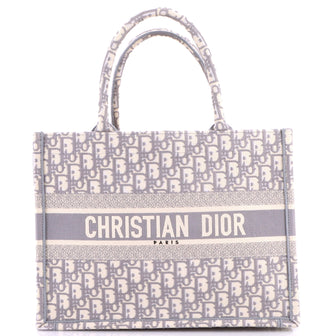 Christian Dior Book Tote Oblique Canvas Medium