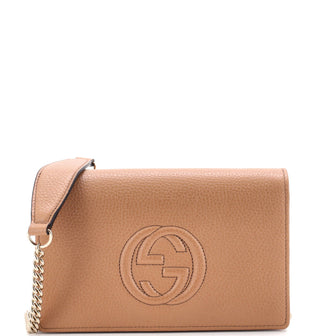Gucci Soho Wallet on Chain Leather