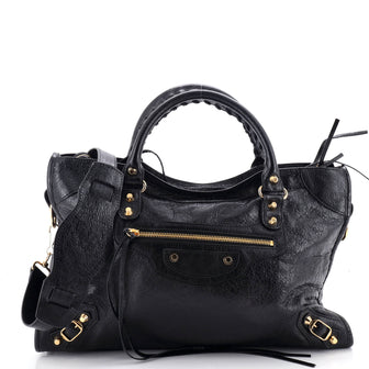 Balenciaga City Classic Studs Bag Leather Medium