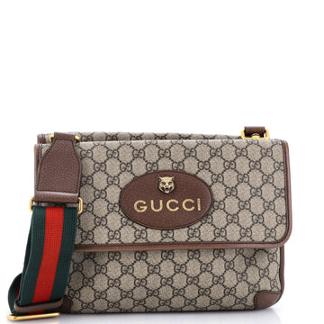 Gucci Neo Vintage Flap Messenger GG Coated Canvas Medium