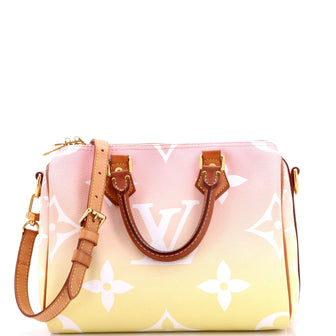 Louis Vuitton Speedy Bandouliere Bag By The Pool Monogram Giant 25
