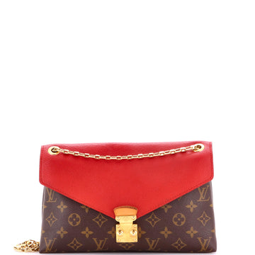 Louis Vuitton Pallas Chain Shoulder Bag Monogram Canvas and Calfskin