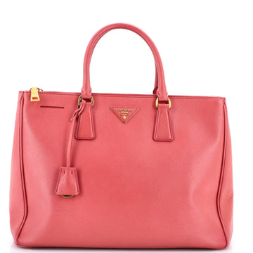 Prada Double Zip Lux Tote Saffiano Leather Large