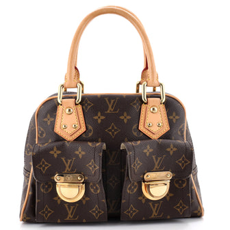 Louis Vuitton Manhattan Handbag Monogram Canvas PM